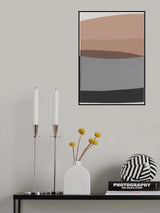 Modern Pink and Grey Poster och Canvastavla