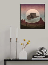 Cowboy Hat Poster och Canvastavla