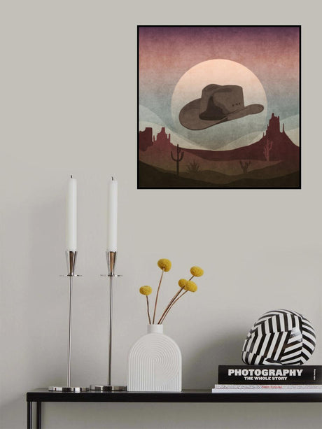 Cowboy Hat Poster och Canvastavla