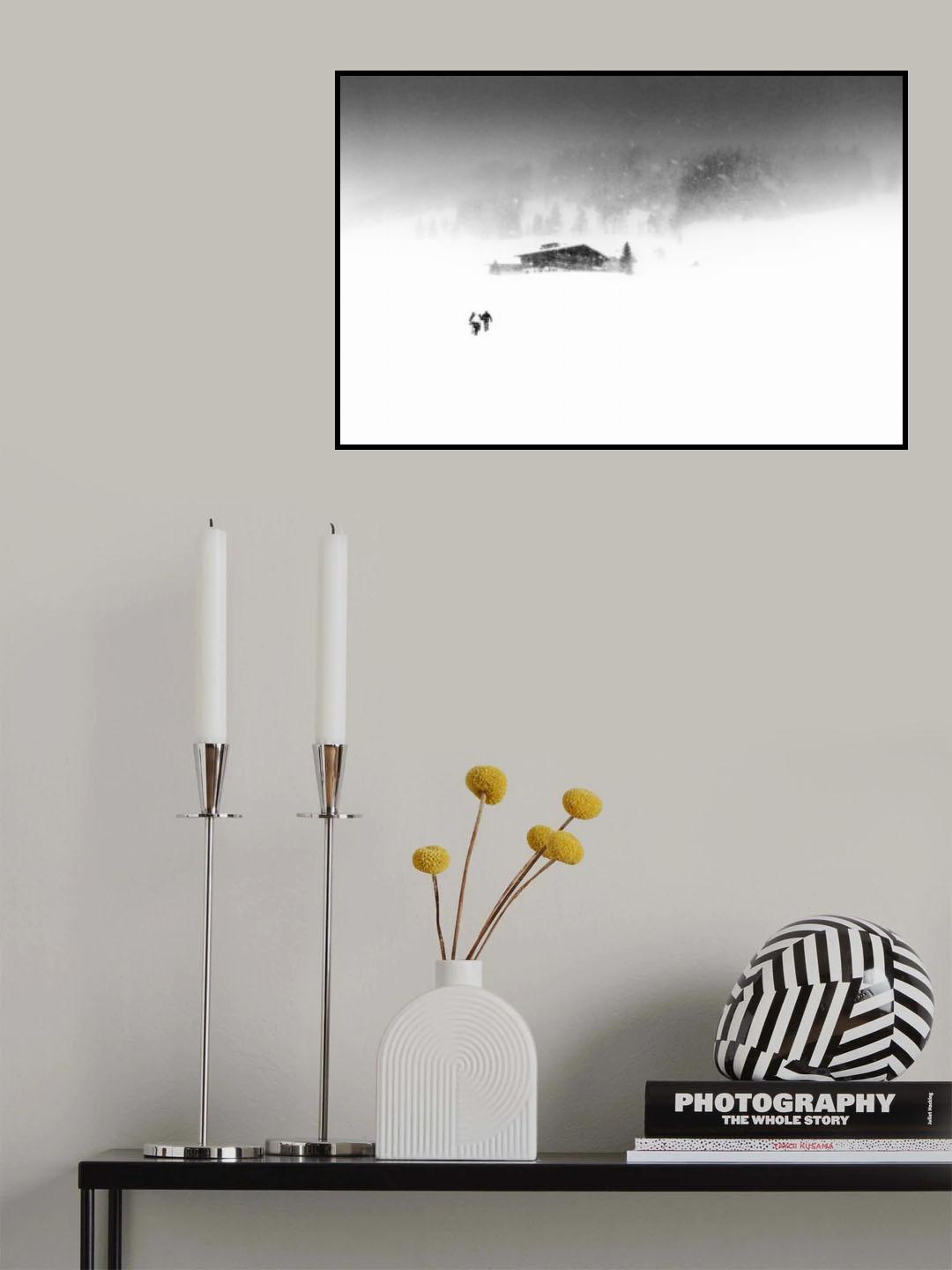 Snow storm Poster och Canvastavla