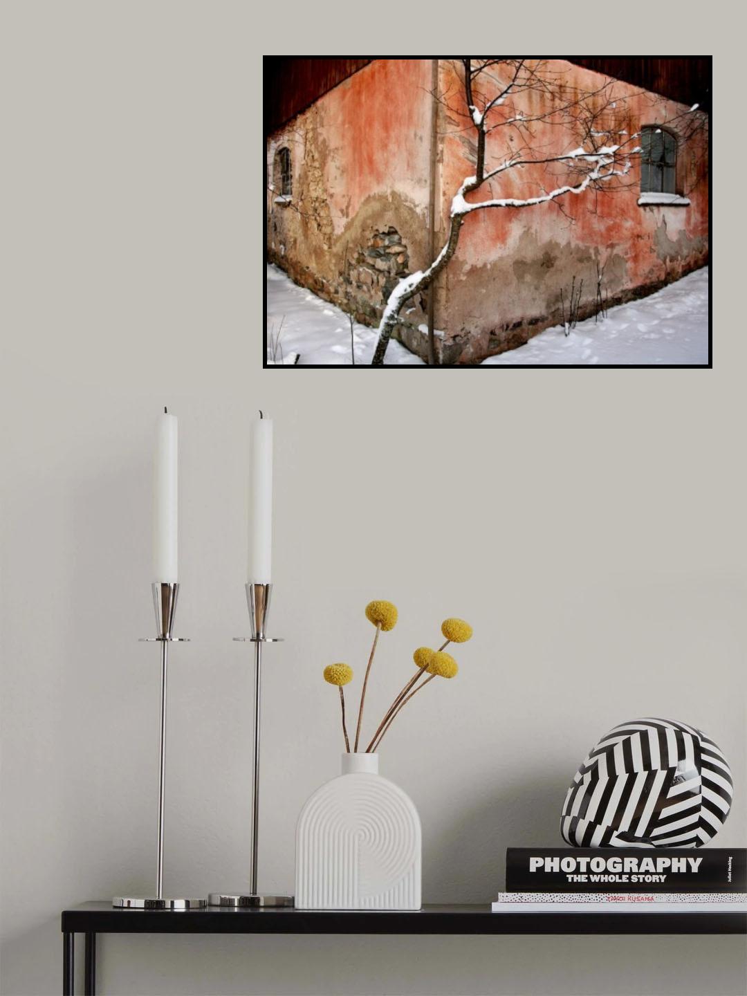 Corner of cowhouse Poster och Canvastavla