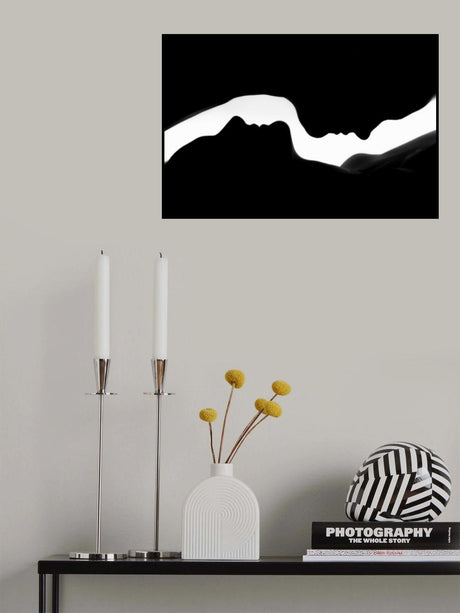 The Profiles of two Women Poster och Canvastavla