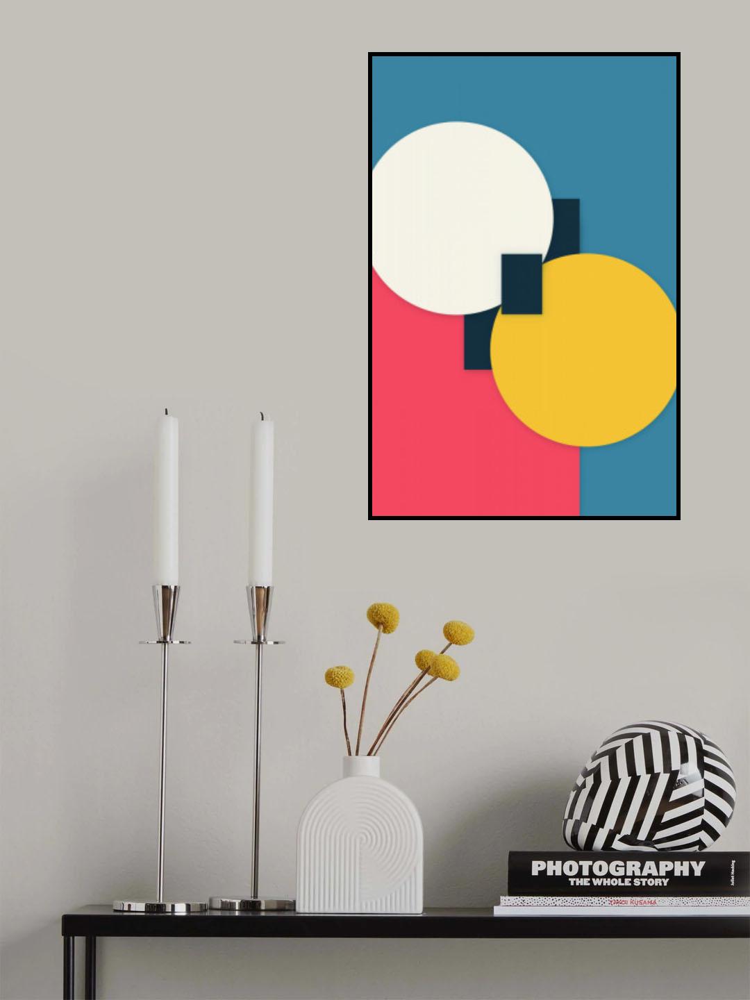 Bright Geometric Series #2 Poster och Canvastavla
