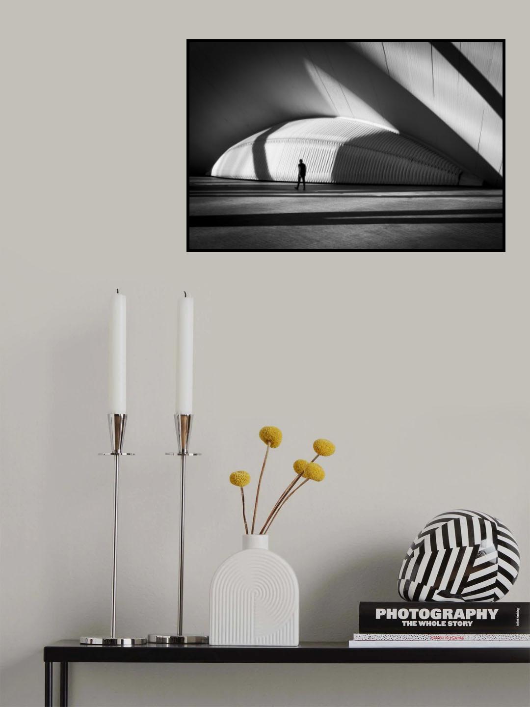 The man and the lines Poster och Canvastavla