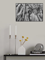 The man of golden fibers Poster och Canvastavla