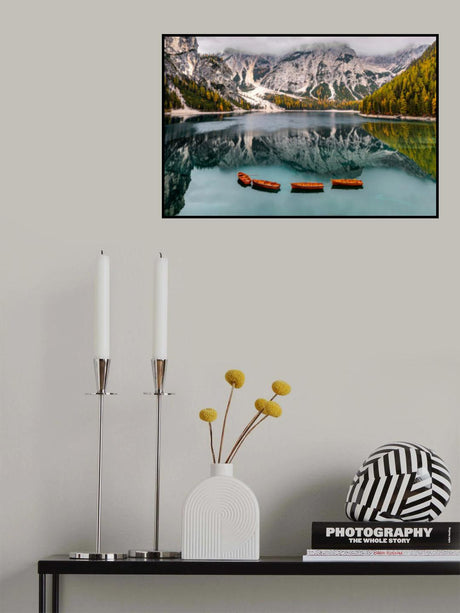 Lago di Braies Poster och Canvastavla