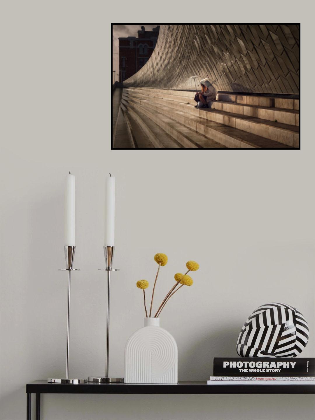 As meninas da guarda-chuva Poster och Canvastavla