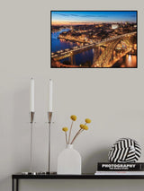 Portugal - Porto Blue Hour Poster och Canvastavla