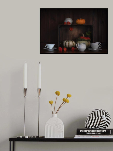 Still Life With Pumpkins Poster och Canvastavla