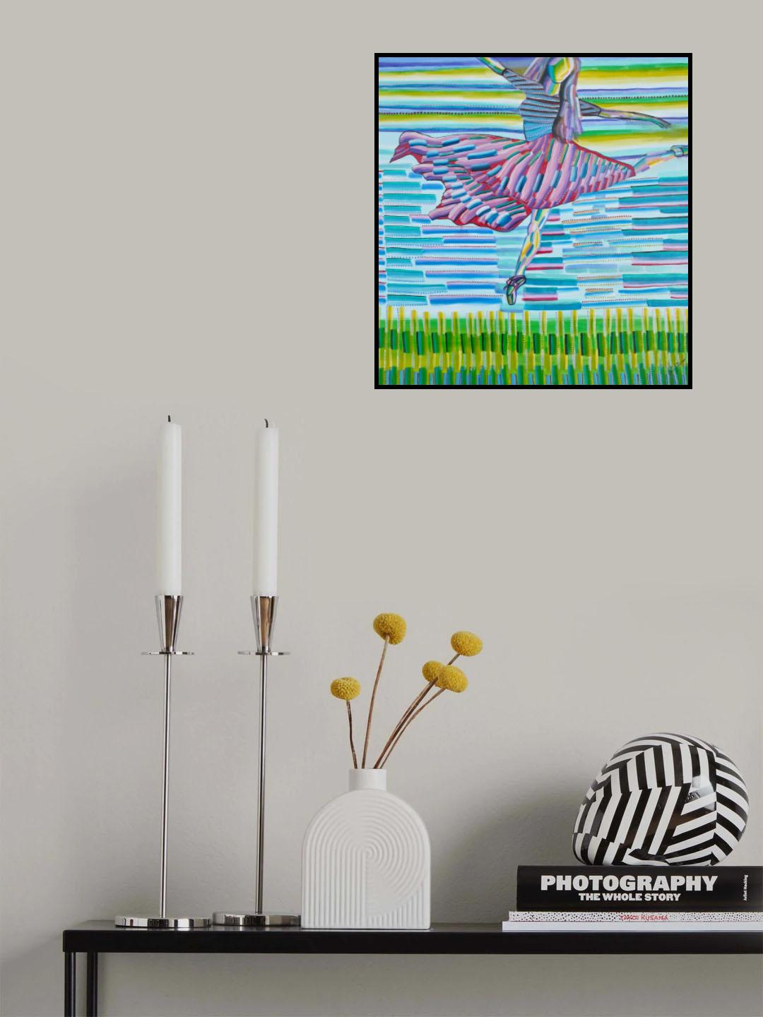 Dancing In the Evening Light Poster och Canvastavla