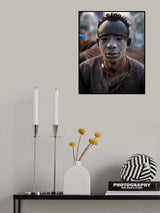 Mundari Herdsman Poster och Canvastavla