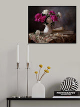 Still life with peonies Poster och Canvastavla