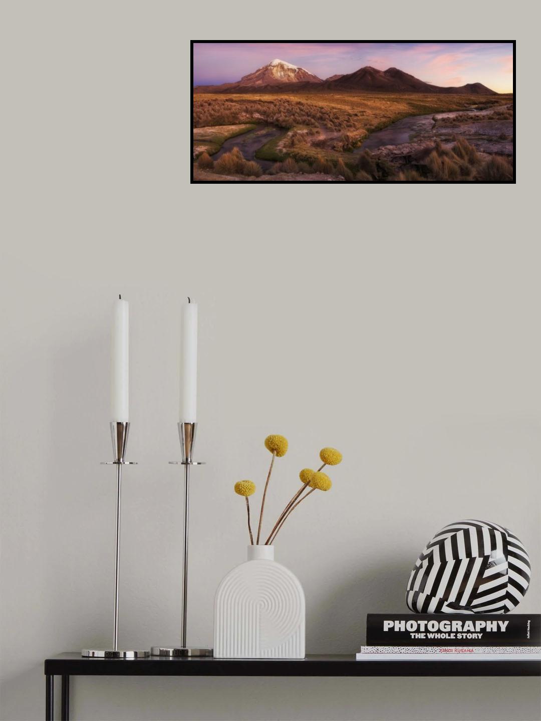 Sajama, evening Poster och Canvastavla