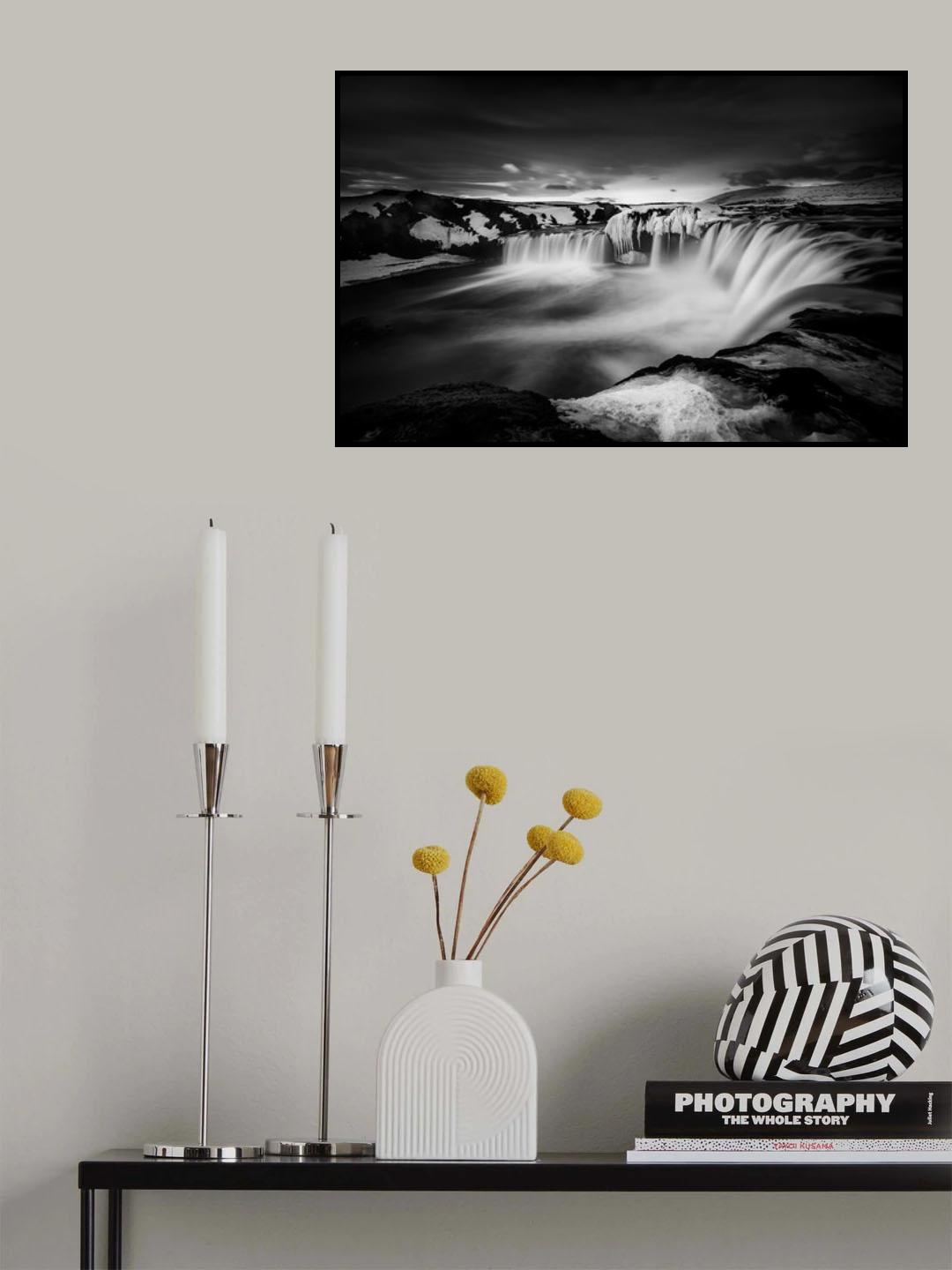 waterfall of the gods Poster och Canvastavla