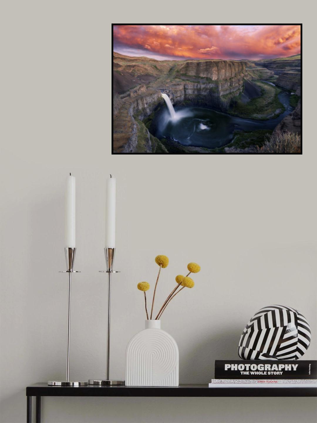 Palouse Fall Poster och Canvastavla