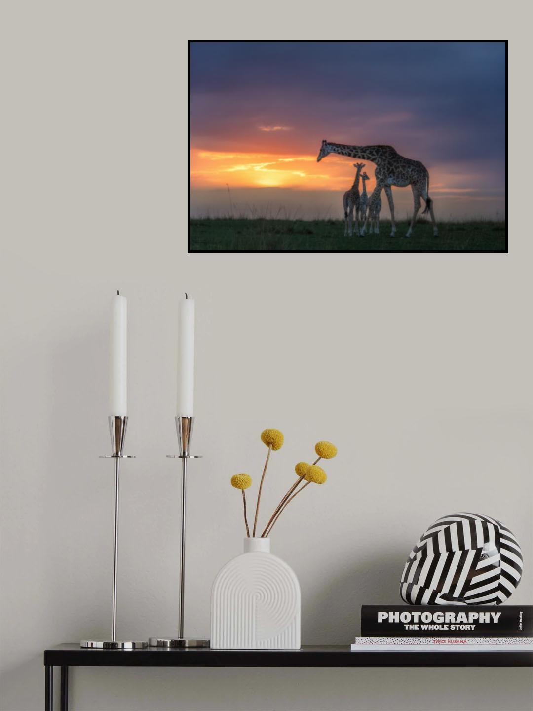 Mum and Kids Poster och Canvastavla