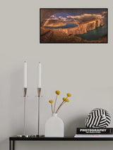 Lake beneath the rainbow Poster och Canvastavla