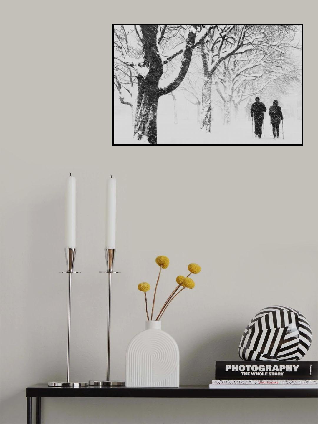 White wind Poster och Canvastavla
