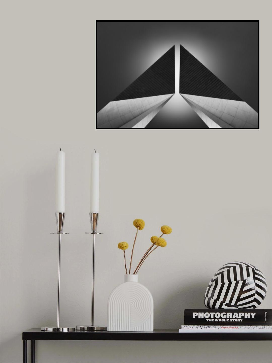 Shapes and contrast Poster och Canvastavla