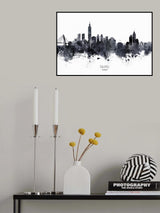 Taipei Taiwan Skyline Poster och Canvastavla