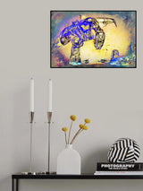Robots at fighting Poster och Canvastavla