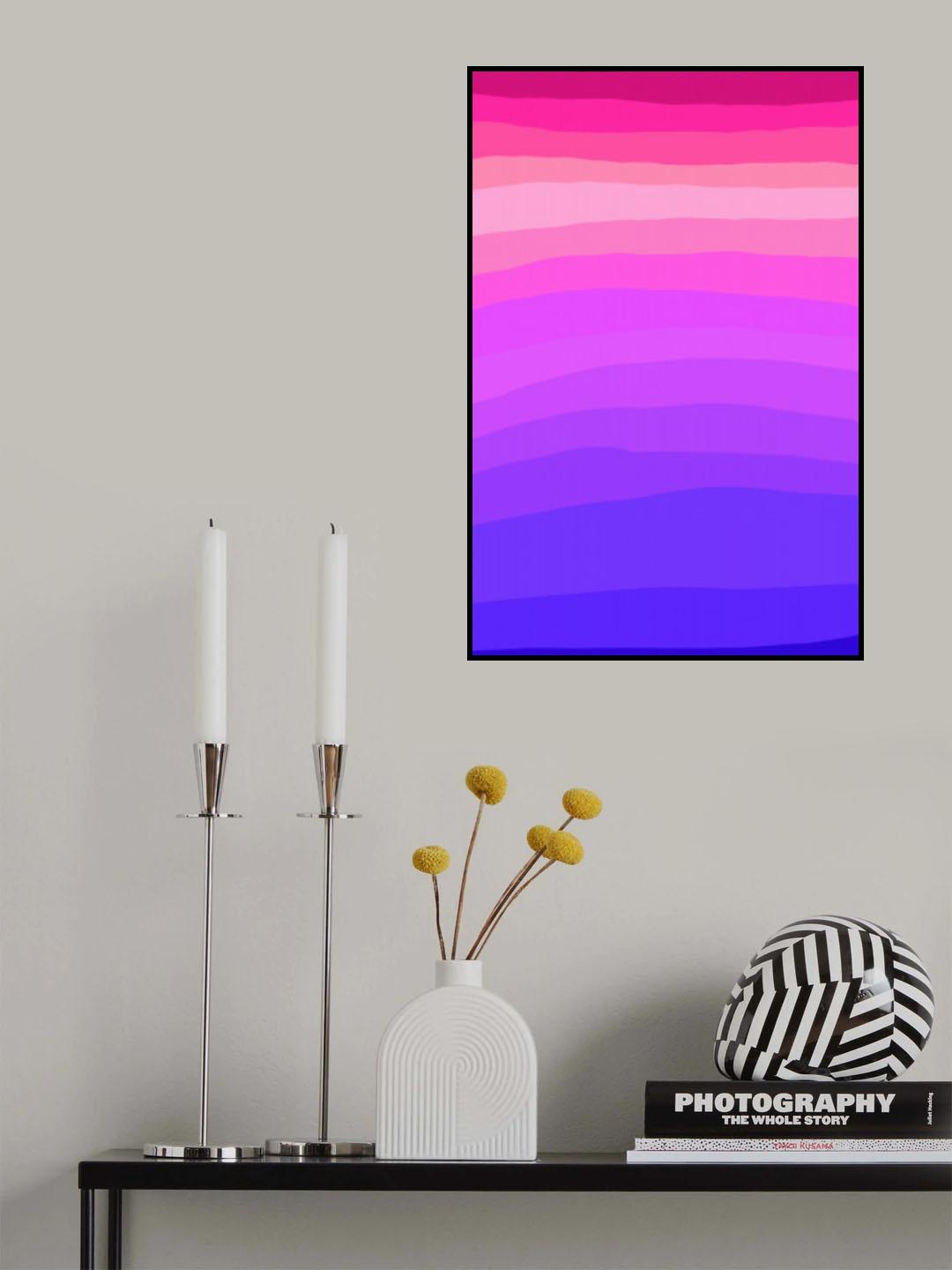 Gradient Vibes Series #2 Poster och Canvastavla