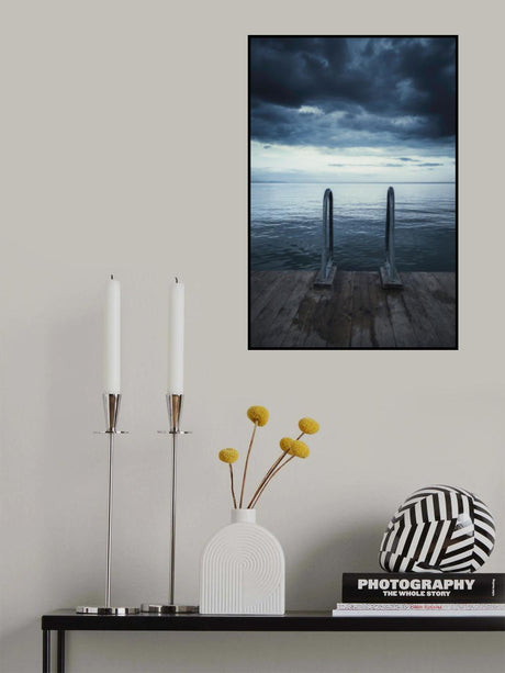 Moody jetty Poster och Canvastavla