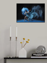 The Lady in Blue Poster och Canvastavla