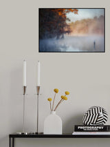 A Tranquil Morning at Caddo Lake Poster och Canvastavla