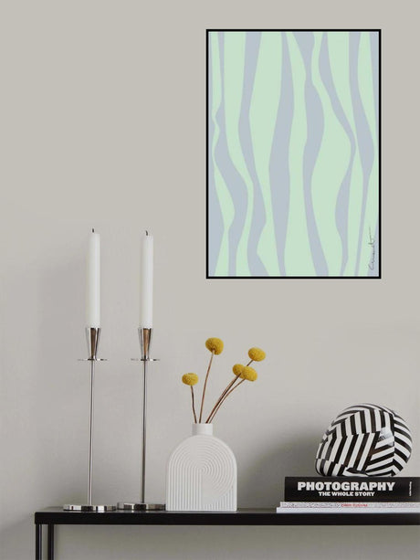Wavy Stripes Poster och Canvastavla
