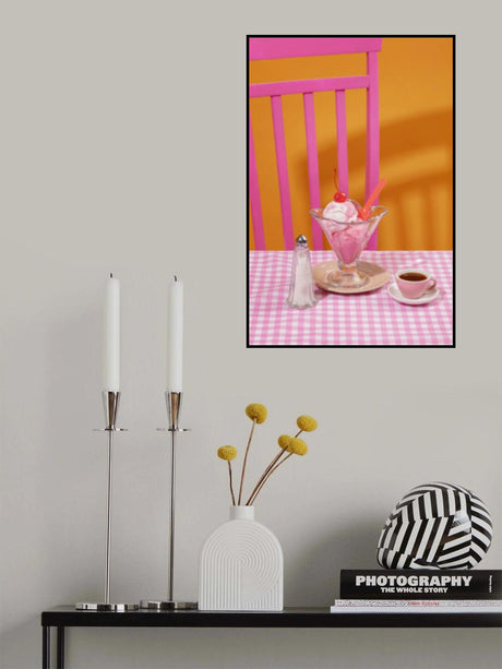 Ice cream and coffee Poster och Canvastavla