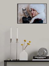 Beauty and owl Poster och Canvastavla