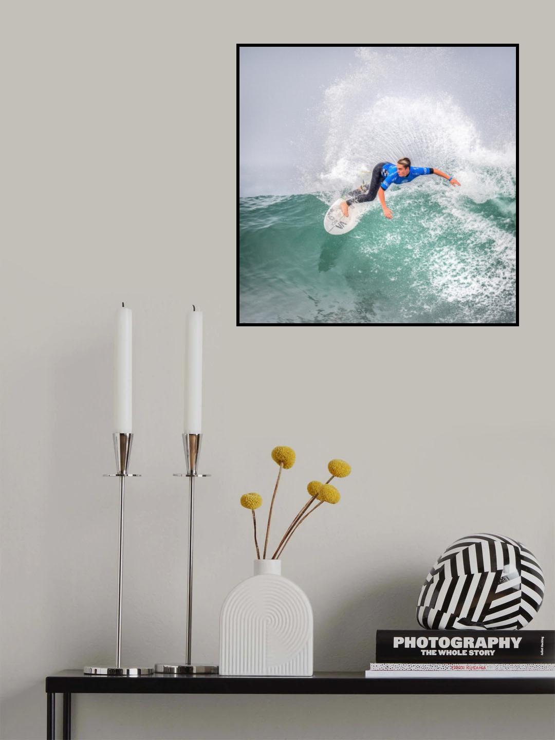 Surfing Poster och Canvastavla