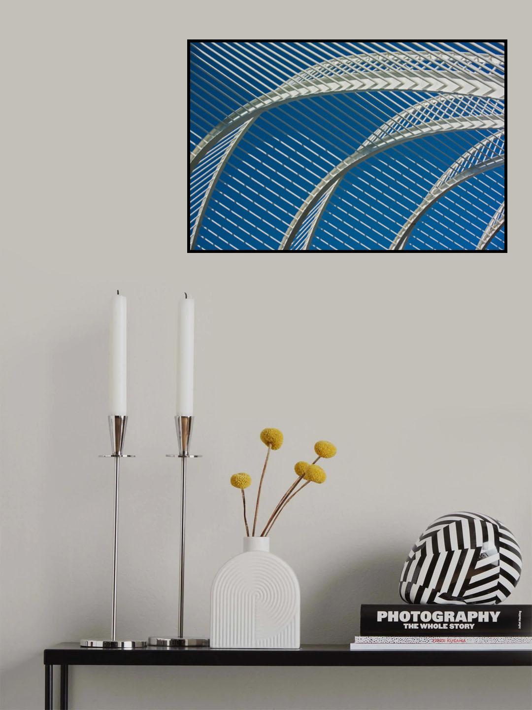 straight or curved Poster och Canvastavla
