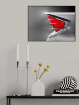 US classic car 1960 Fire flite tail fin abstract Poster och Canvastavla
