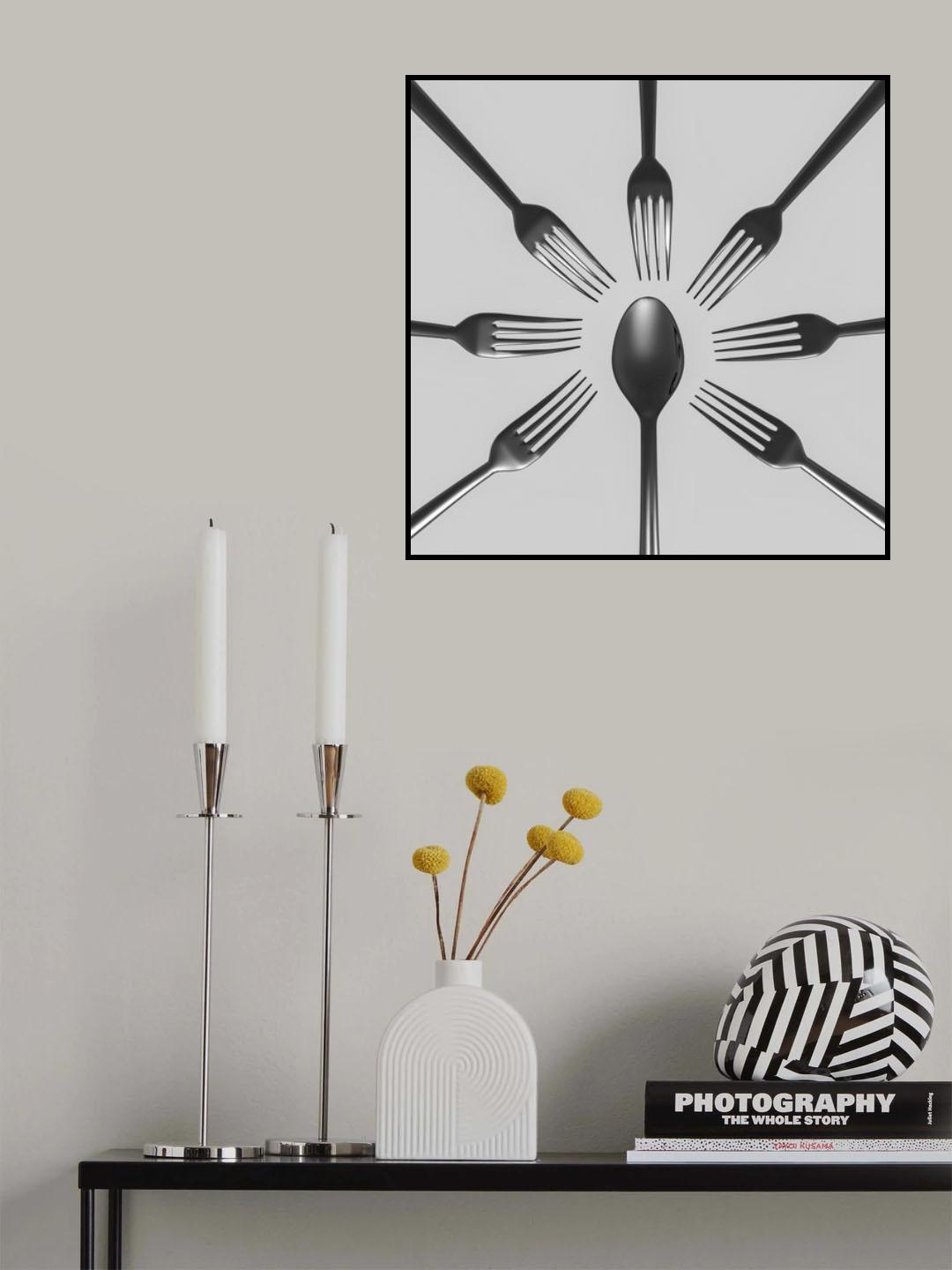 Spoon and Forks Poster och Canvastavla