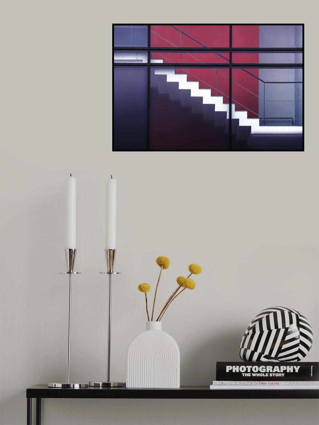 stairs a la mondrian Poster och Canvastavla