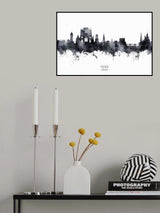 York England Skyline Poster och Canvastavla