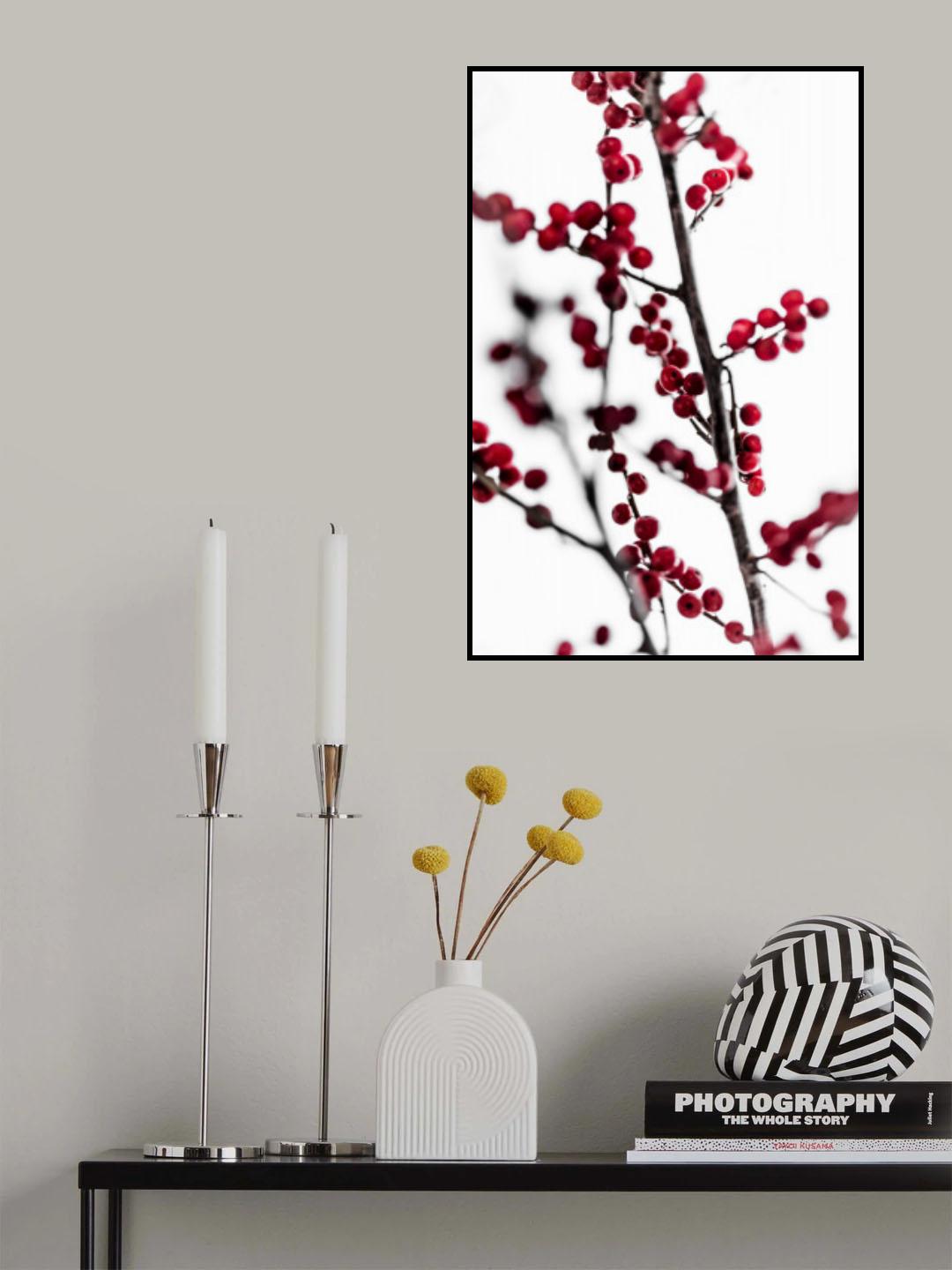 Red Berries 1 Poster och Canvastavla