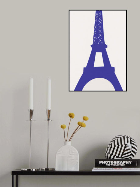 Eiffel Bleu Poster och Canvastavla