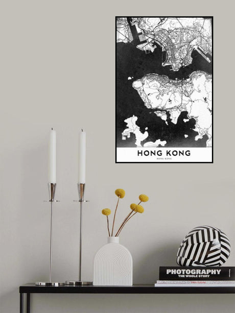 Hong Kong Poster och Canvastavla
