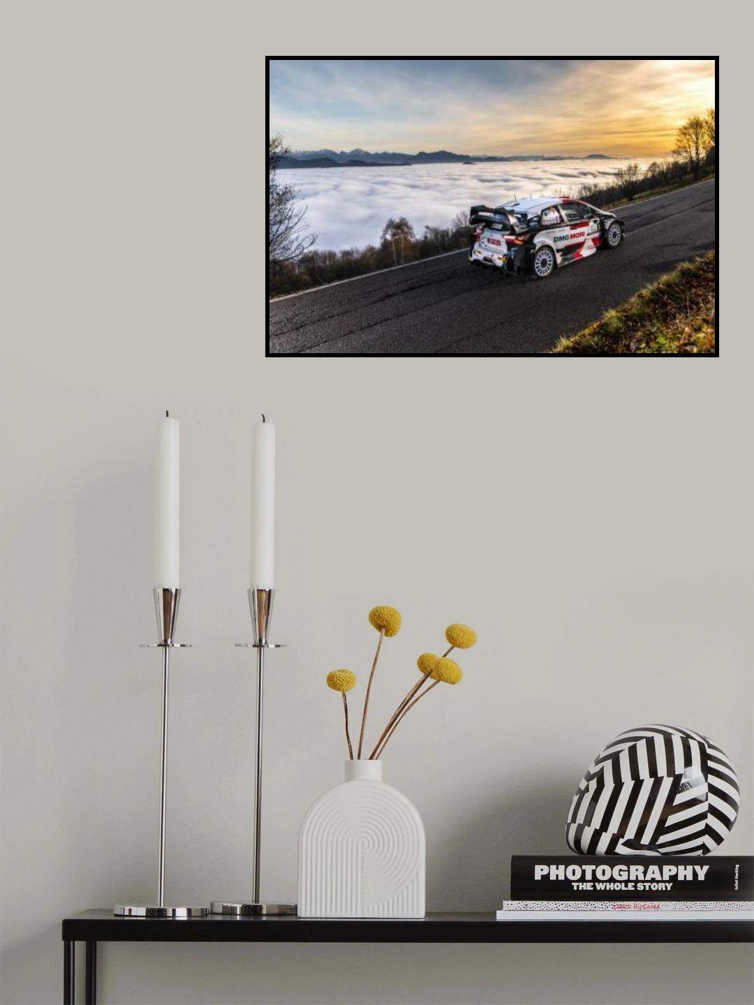 Italy rally sunrise Poster och Canvastavla