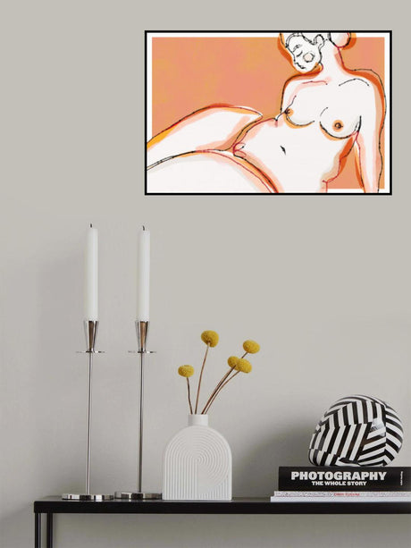 Sensuality (Orange Version) Poster och Canvastavla