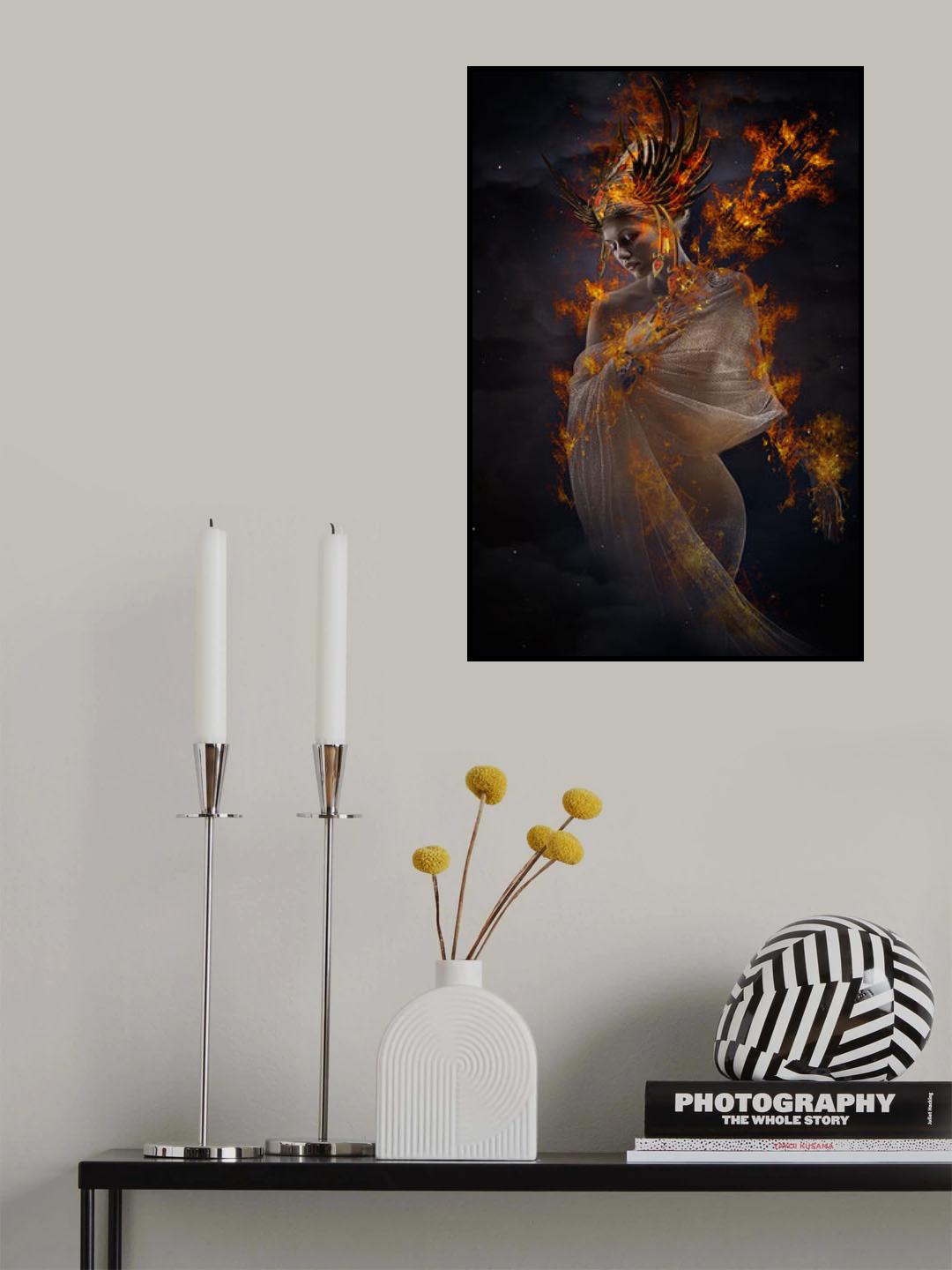 The Fire Princess Poster och Canvastavla