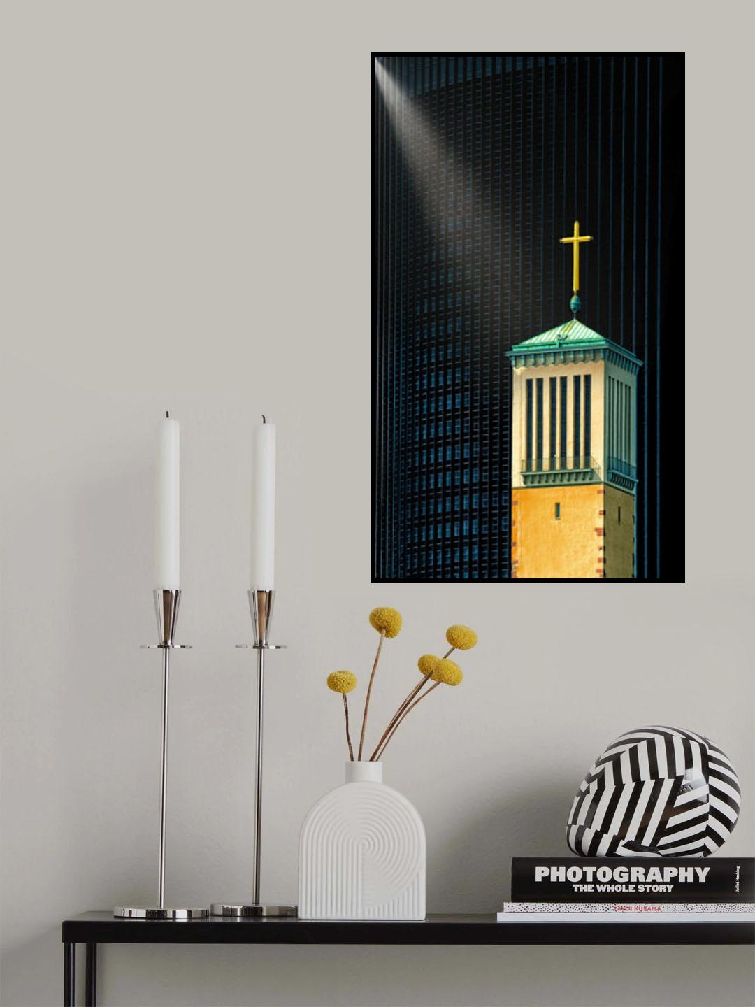 the light beam Poster och Canvastavla
