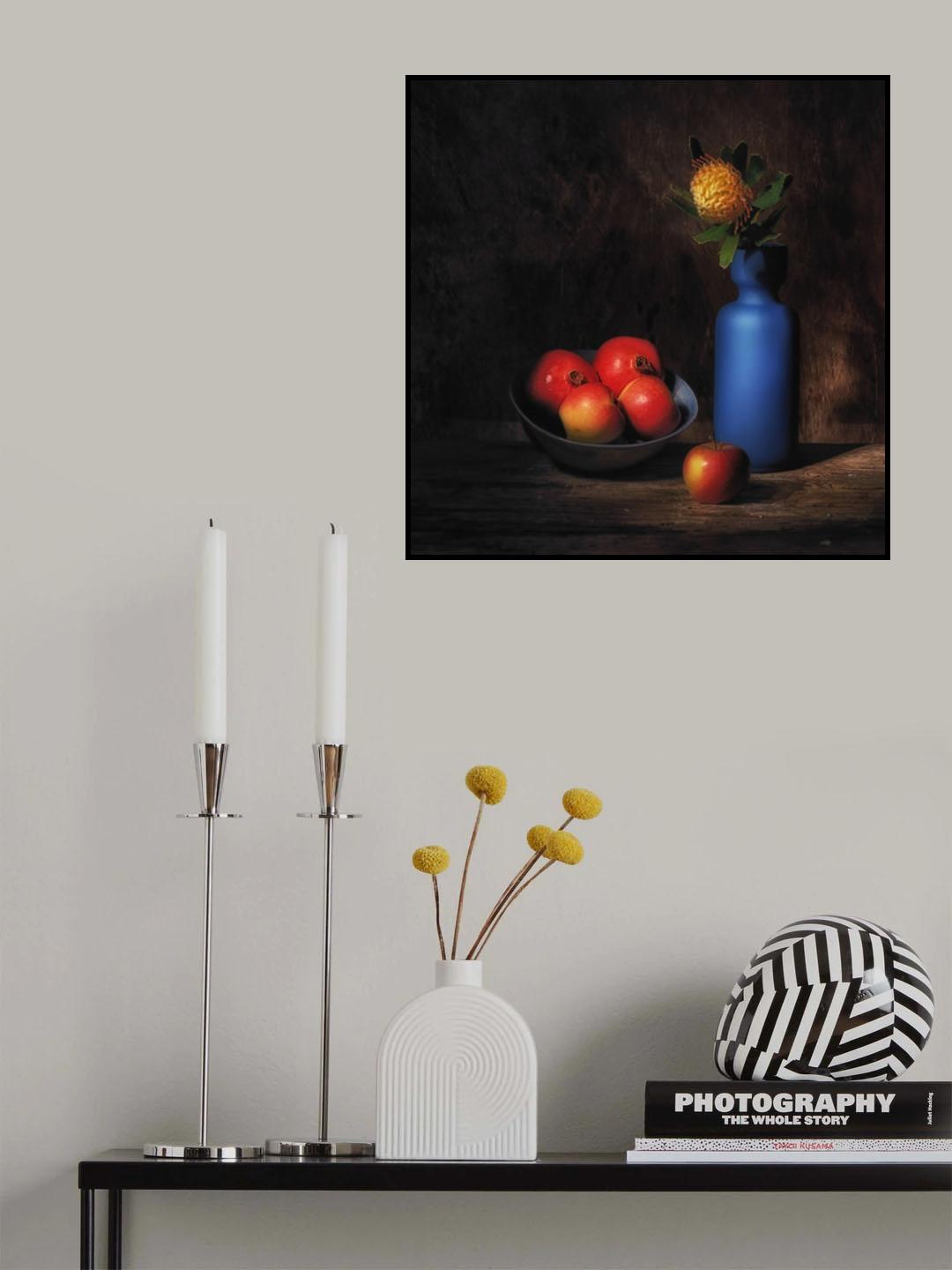 Frozen in red and green Poster och Canvastavla