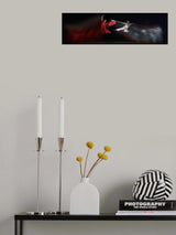 Red and White Poster och Canvastavla