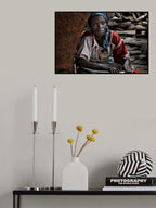 Sadness in her eyes - Benin Poster och Canvastavla
