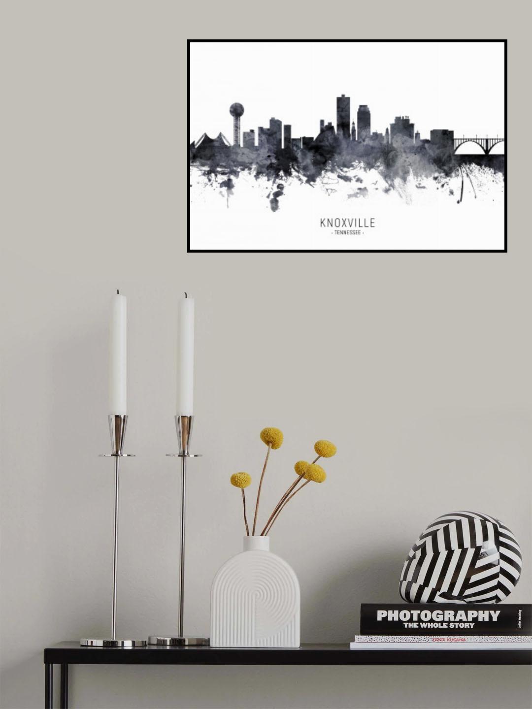 Knoxville Tennessee Skyline Poster och Canvastavla
