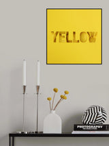 Yellow Poster och Canvastavla